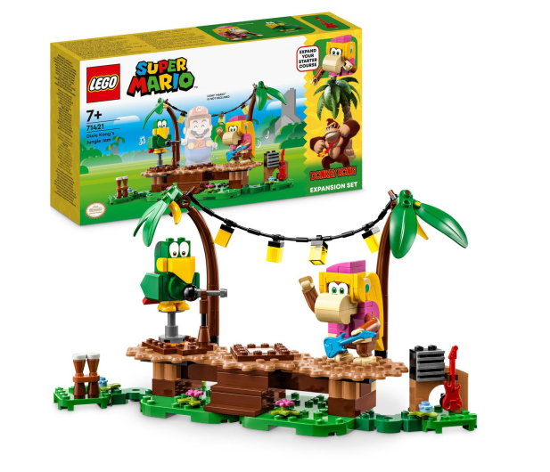 LEGO Super Mario 71421 Dżunglowy koncert Dixie Kong - rozsz. - 1159383 - zdjęcie 2